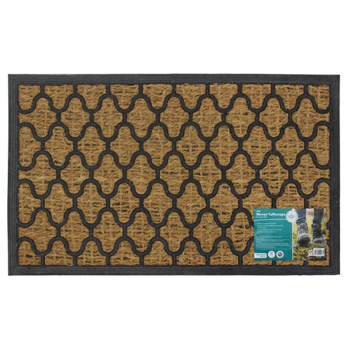 Woven Rubber Tuffscrape Mat 45x75cm